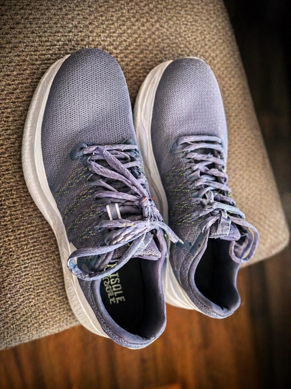 Nike Men's Athletic Shoes Gray with White Soles